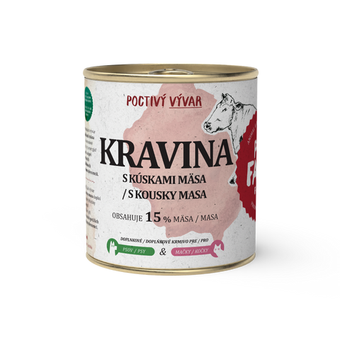 Kravina – Vývar s kousky masa