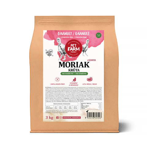 Moriak – Granule pro starší psy