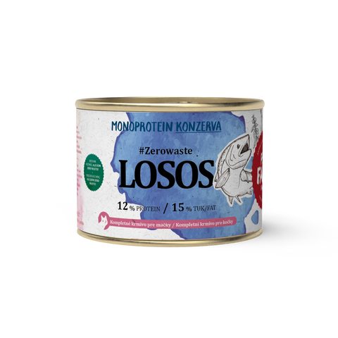 #ZEROWASTE Losos pro kočky