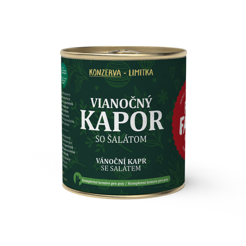 Limitka Vánoční Kapr se salátem – Konzervy
