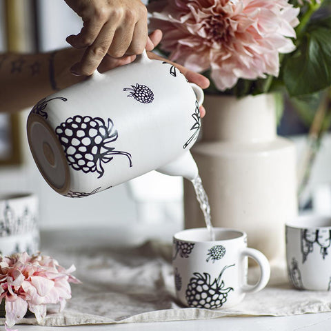 Keramický čajník - Malovaný