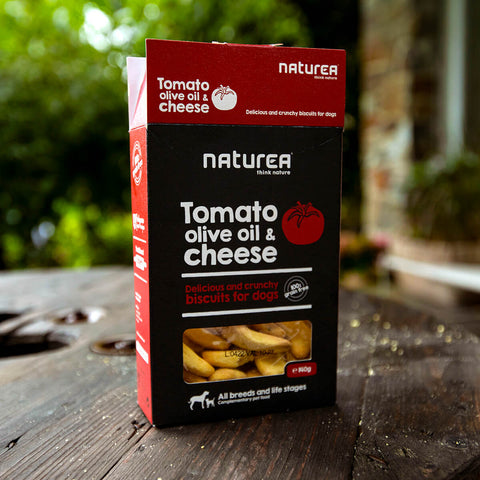 Naturea Tomato, olive oil & cheese sušenky