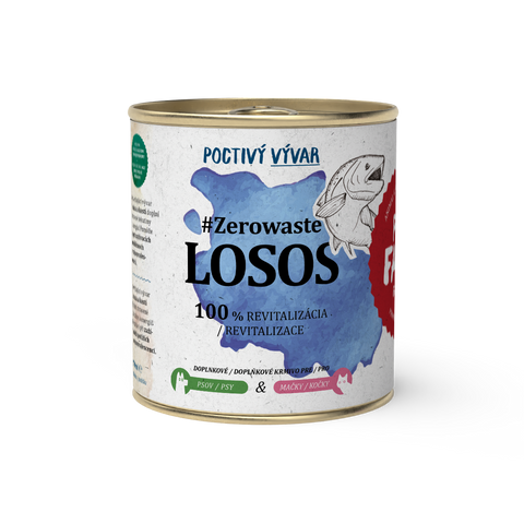 #ZEROWASTE Losos – Vývar pro psy a kočky